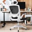 KERDOM® office chair Ergonomic, breathable desk chair with adjustable headrest