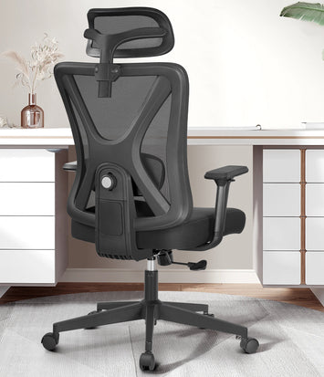 Silla Ergonómica KERDOM,Uso 8 horas,Avanzado Soporte Lumbar,Exclusivo Diseño