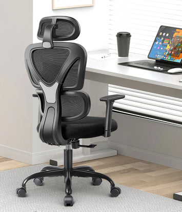 Silla Ergonómica KERDOM,Uso 8 horas,Avanzado Soporte Lumbar,Exclusivo Diseño