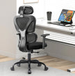 Silla Ergonómica KERDOM,Uso 8 horas,Avanzado Soporte Lumbar,Exclusivo Diseño