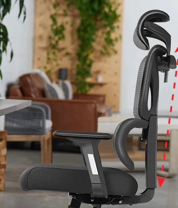 Silla Ergonómica KERDOM,Uso 8 horas,Avanzado Soporte Lumbar,Exclusivo Diseño