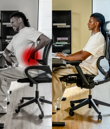 Silla Ergonómica KERDOM,Uso 8 horas,Avanzado Soporte Lumbar,Exclusivo Diseño
