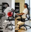 Silla Ergonómica KERDOM,Uso 8 horas,Avanzado Soporte Lumbar,Exclusivo Diseño