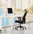 KERDOM Silla de Escritorio con Soporte Lumbar Ajustables