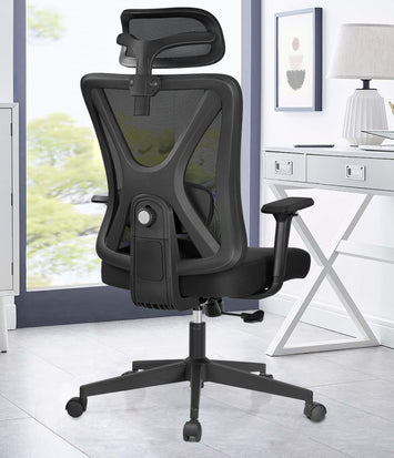 Silla Ergonómica KERDOM,Uso 8 horas,Avanzado Soporte Lumbar,Exclusivo Diseño