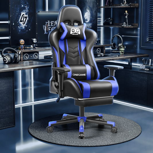 Ergonómica Silla Gamer con Reposapiés