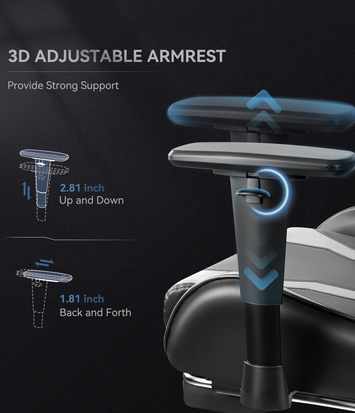 Silla Ergonómica KERDOM,Uso 8 horas,Avanzado Soporte Lumbar,Exclusivo Diseño