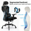 Silla Ergonómica KERDOM,Uso 8 horas,Avanzado Soporte Lumbar,Exclusivo Diseño