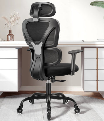 Silla Ergonómica KERDOM,Uso 8 horas,Avanzado Soporte Lumbar,Exclusivo Diseño