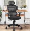 KERDOM | Ergonomic office chair against back pain | With integrated lumbar support